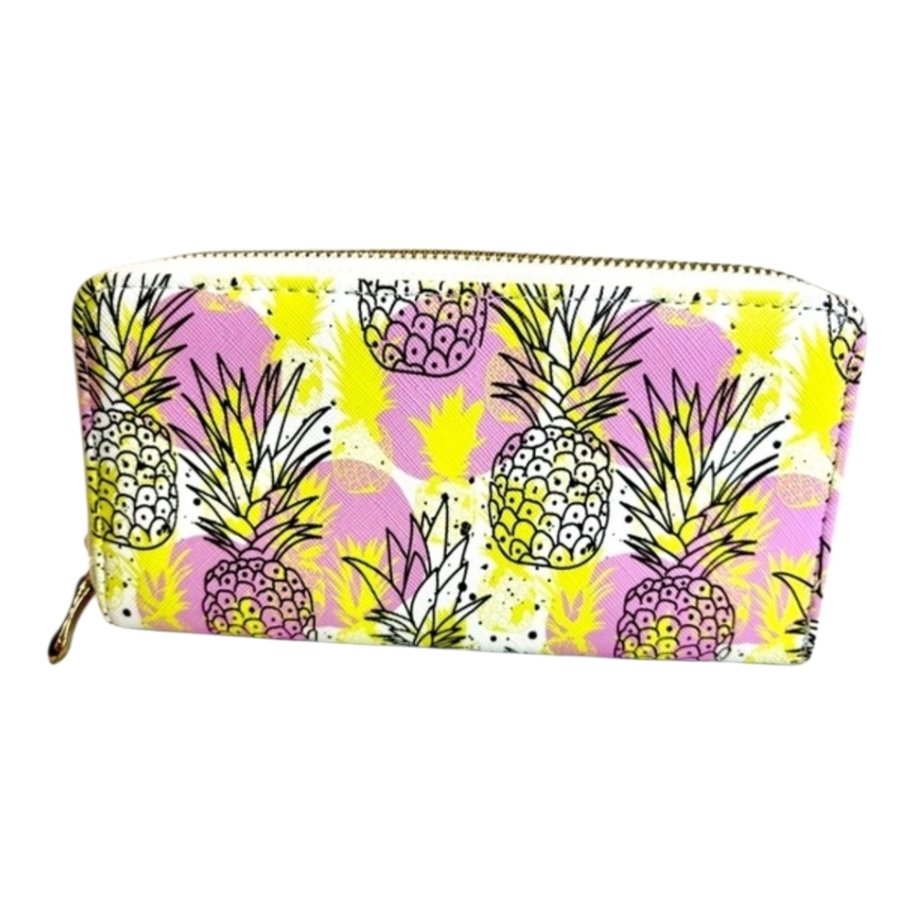 Pineapple Print Women's Wallet by Badiya